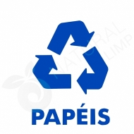 Adesivo para coleta de papéis | Natural Limp