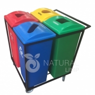 Carro ecobox tampa personalizada | Natural Limp